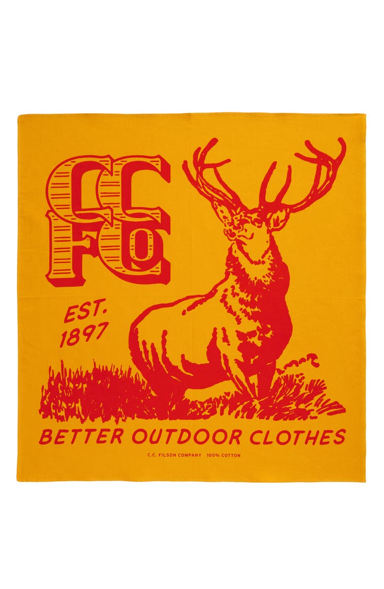 Filson Elk Cotton Bandana, Alternate, color,
