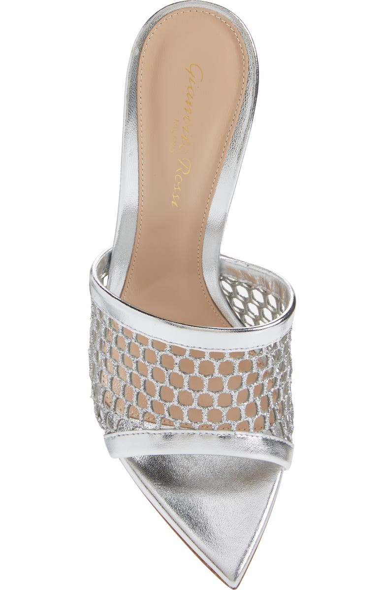 Gianvito Rossi Alisia Mesh Slide Sandal, Alternate, color,