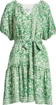 Julia Jordan Floral Puff Sleeve Minidress