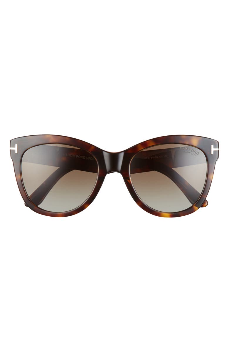 TOM FORD Wallace 54mm Gradient Cat Eye Sunglasses, Main, color,