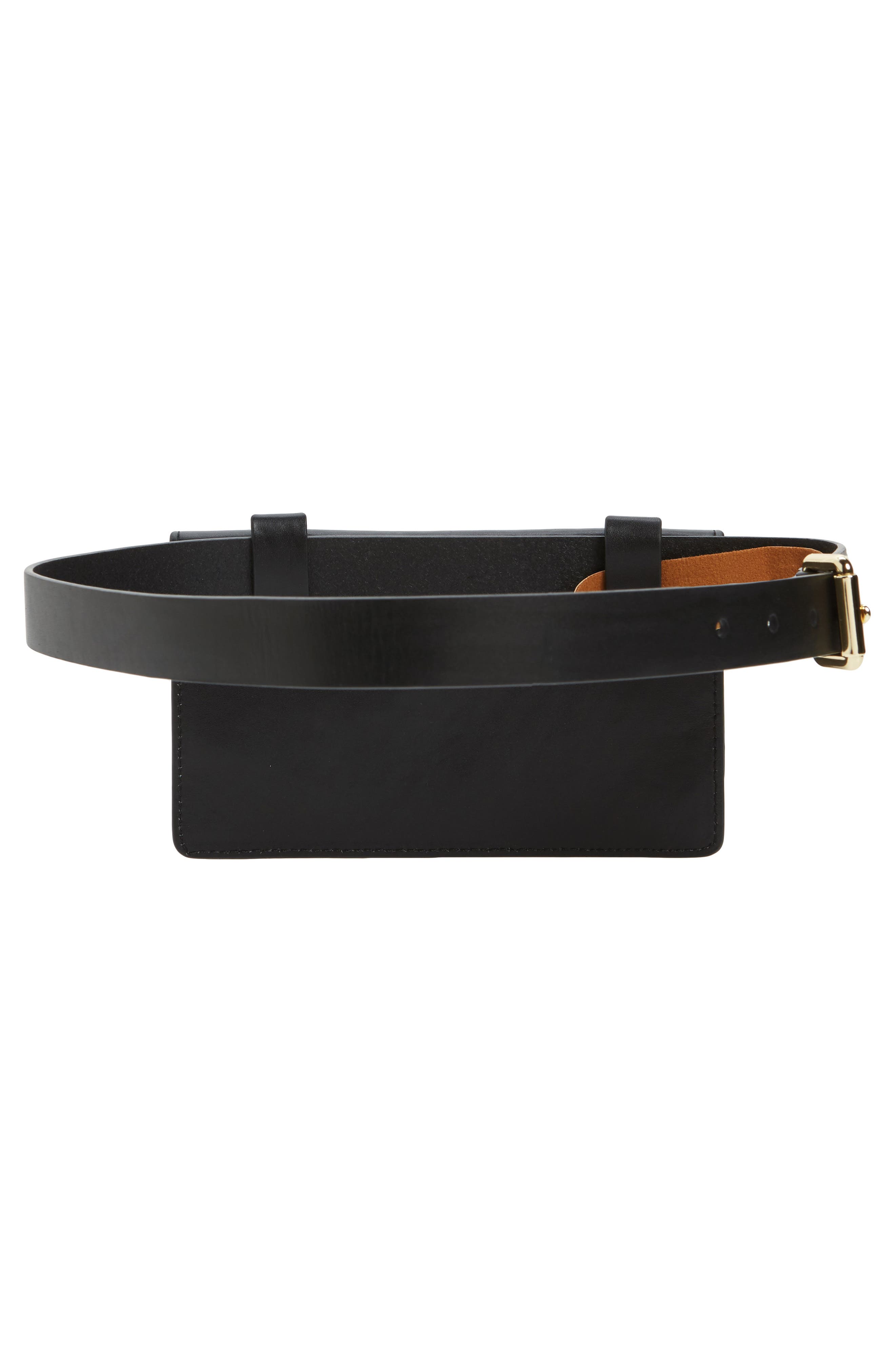 Rebecca Minkoff Bandana Stud Belt Bag, Alternate, color, 