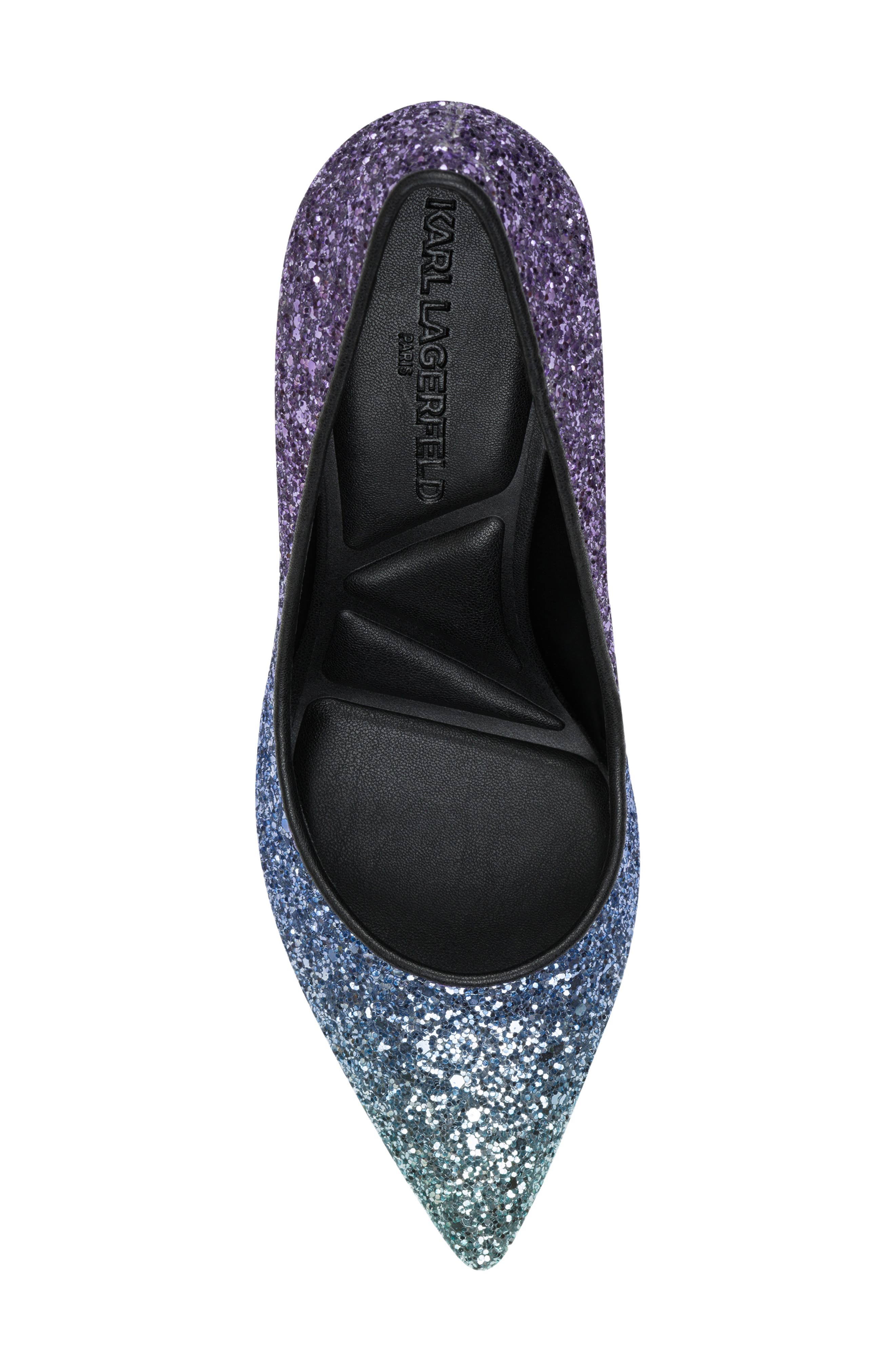 Royale Ombré Glitter Pump, Alternate, color, PURPLE MULTI