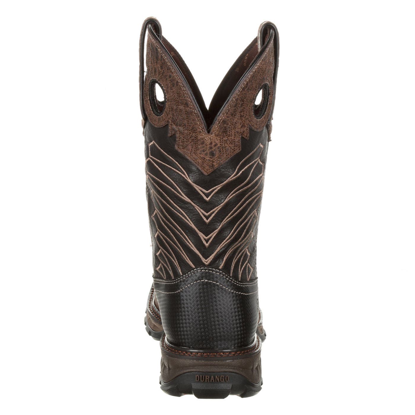 DURANGO Steel Toe Western Work Boot, Alternate, color, Chocolate Safari Elephant Blk