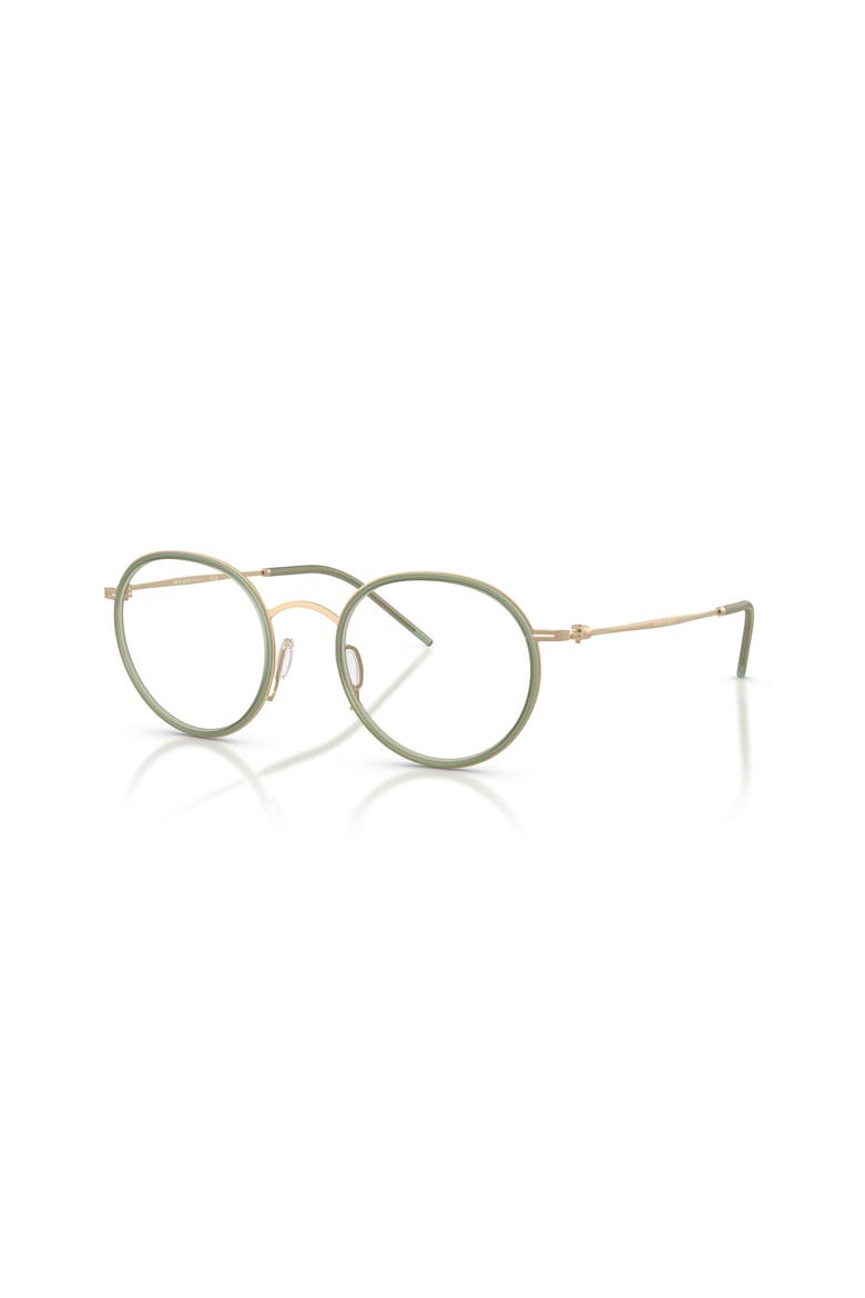49mm Round optical glasses, Main, color, Black