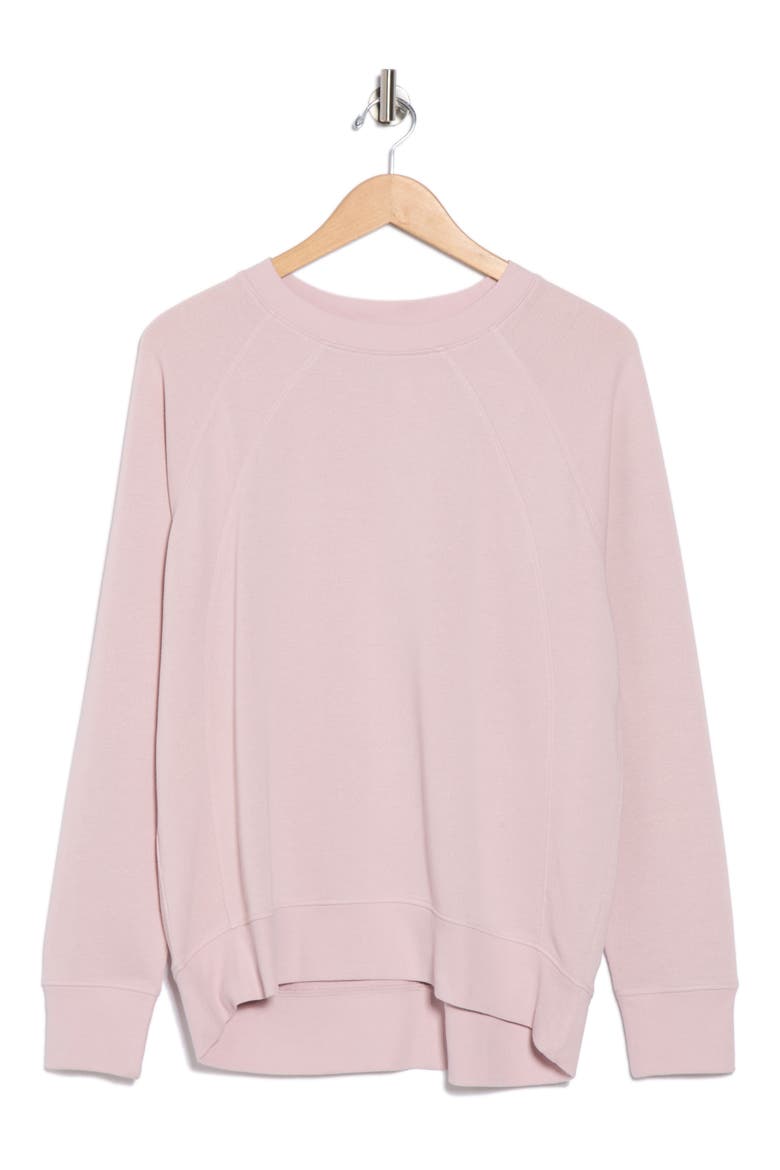 Drew Crewneck Sweatshirt, Alternate, color, PURPLE LILAC