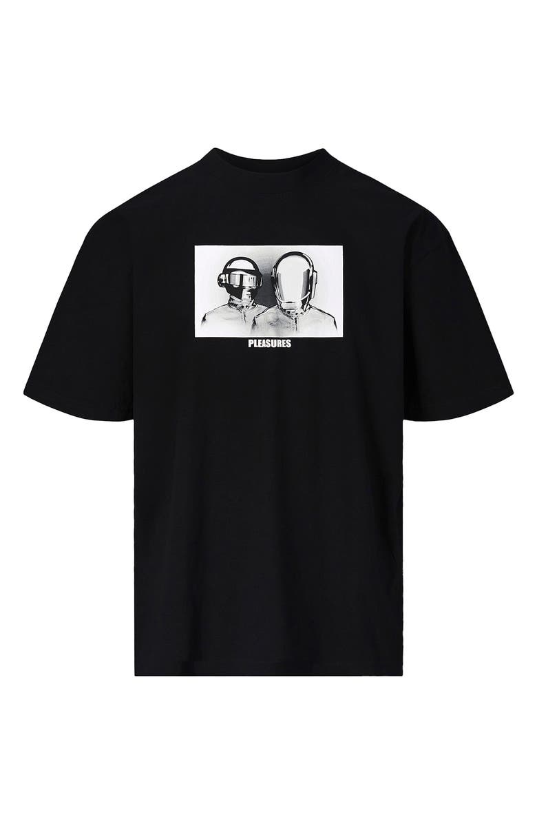 PLEASURES x Daft Punk Inverted T-Shirt, Alternate, color, Black