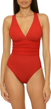 Soluna Sun Goddess Pleated One-Piece Swimsuit