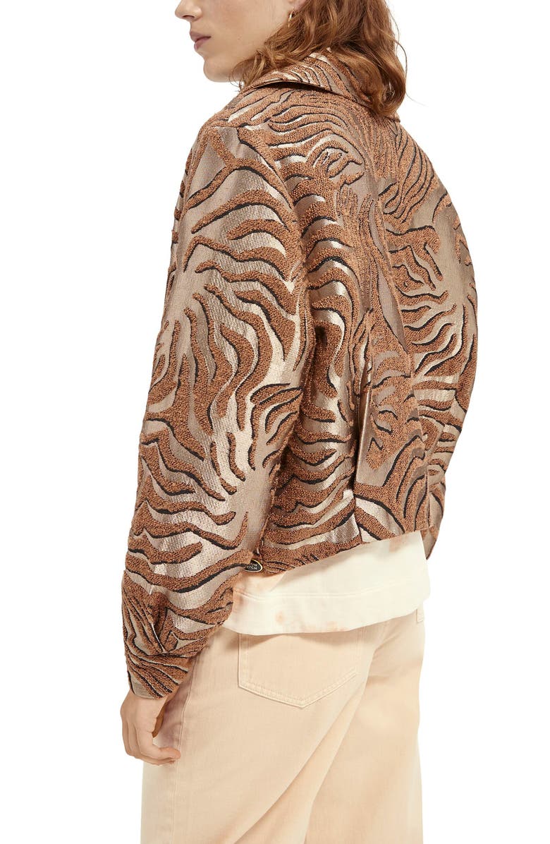 Scotch & Soda Textured Jacquard Jacket, Alternate, color, 