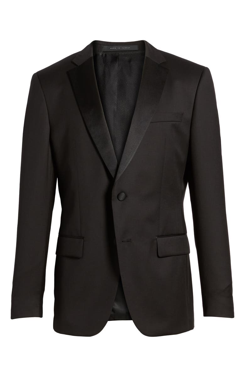BOSS Hence CYL Slim Fit Wool Dinner Jacket, Alternate, color, 