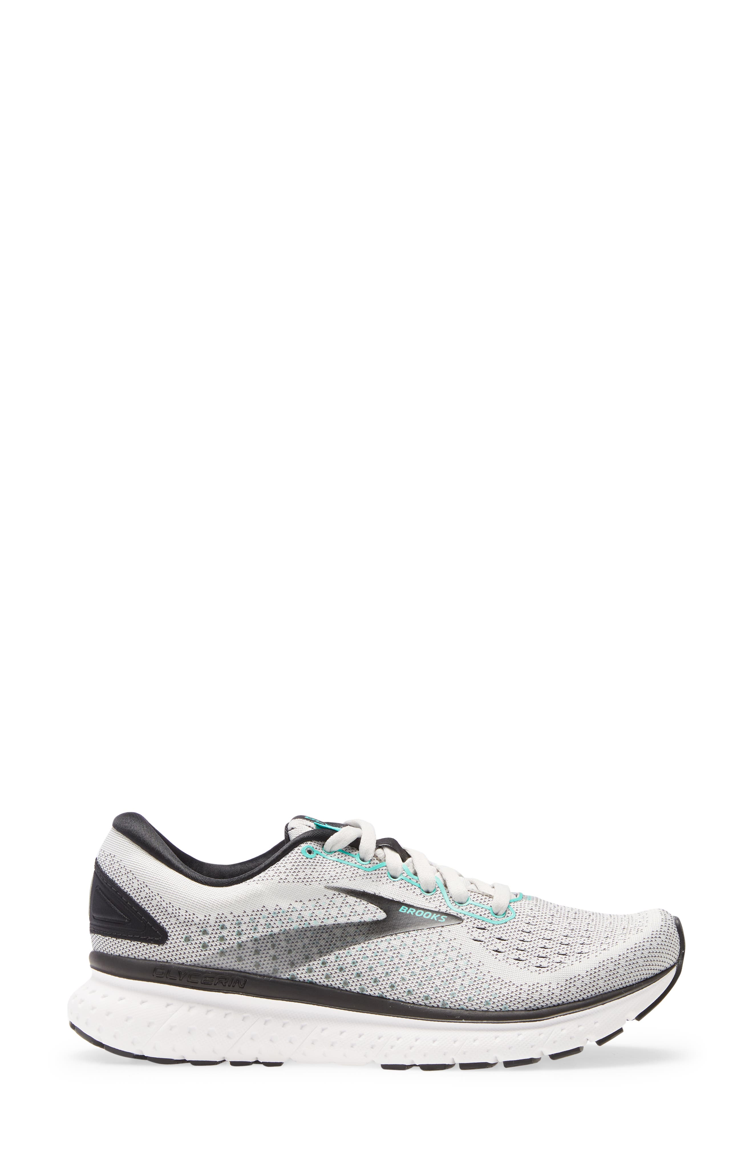 Glycerin 18 Running Shoe, Alternate, color, GREY/ BLACK/ ATLANTIS