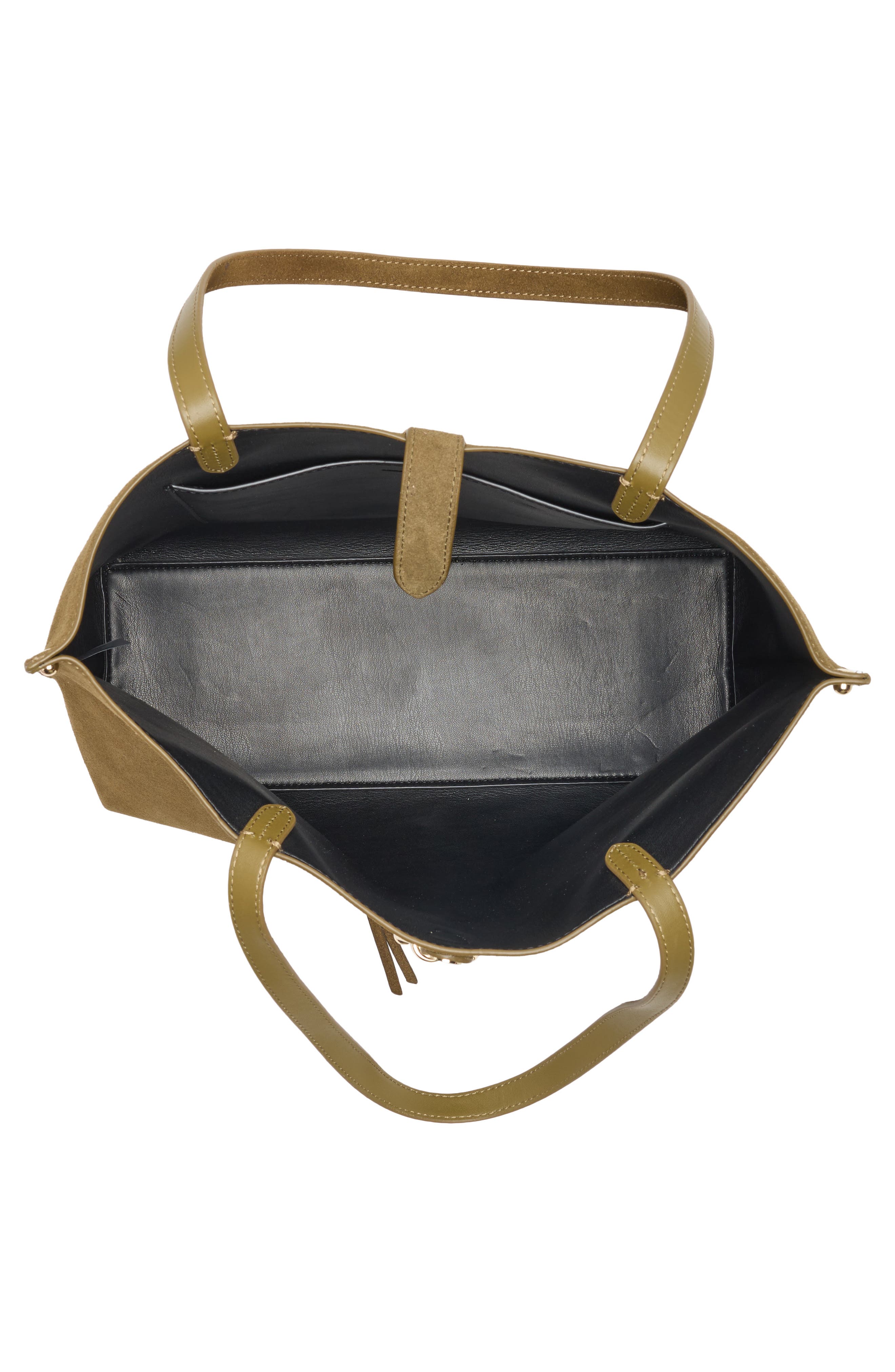 Rebecca Minkoff Megan Suede Tote, Alternate, color, Jungle
