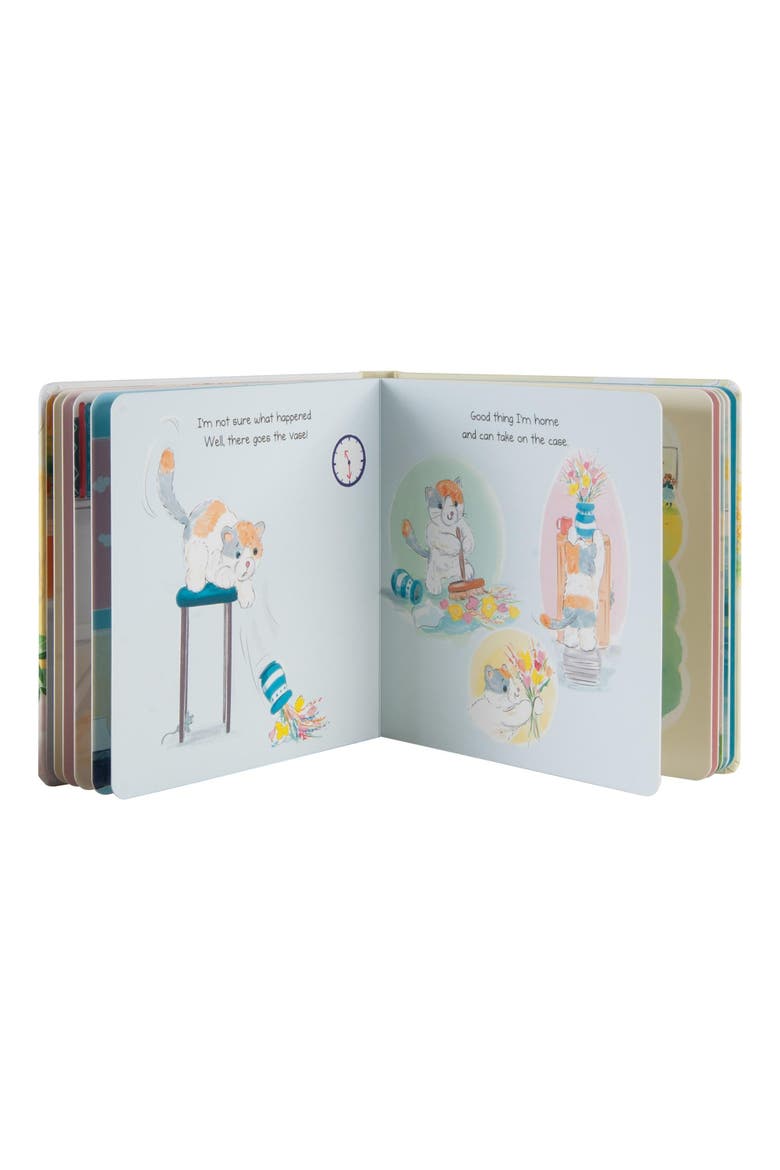 Warmies® Microwavable Plush 13" Calico Cat and "A Calico Cat Nap" Board Book, Alternate, color, Multicolored