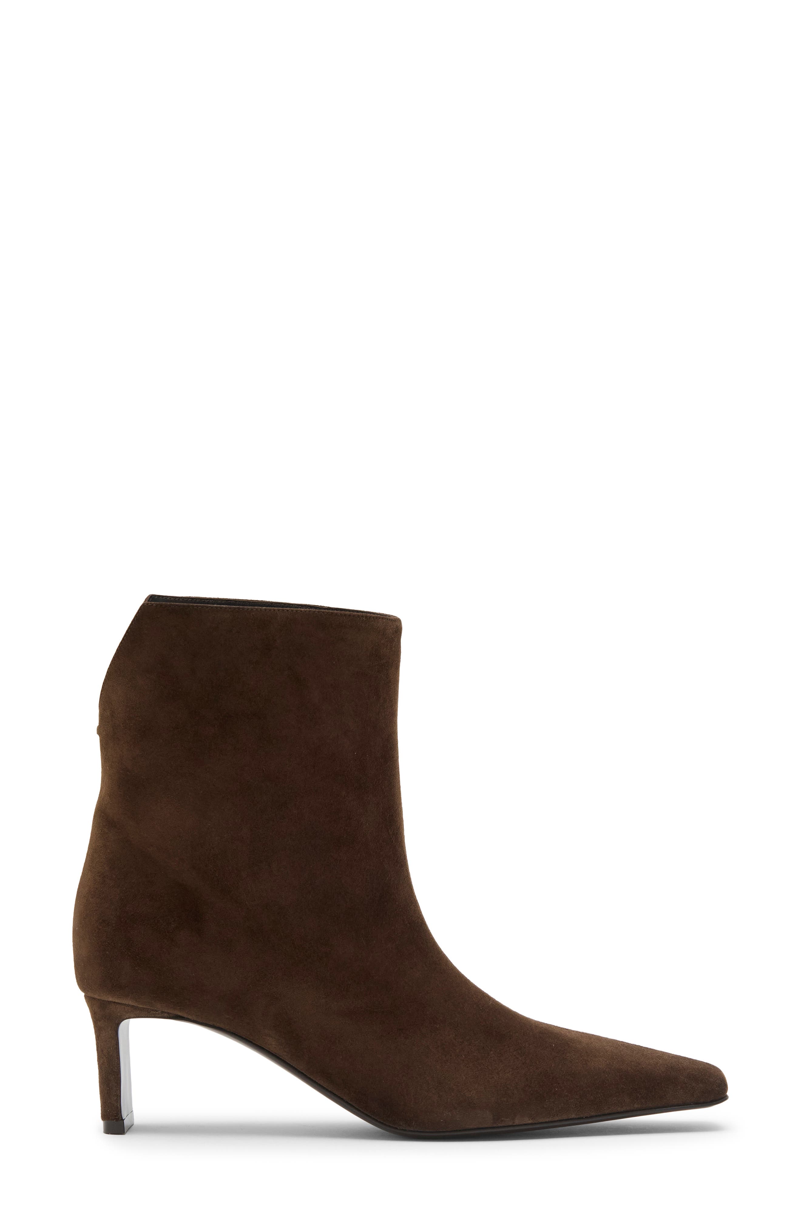 Ona Suede Bootie, Alternate, color, EBANO