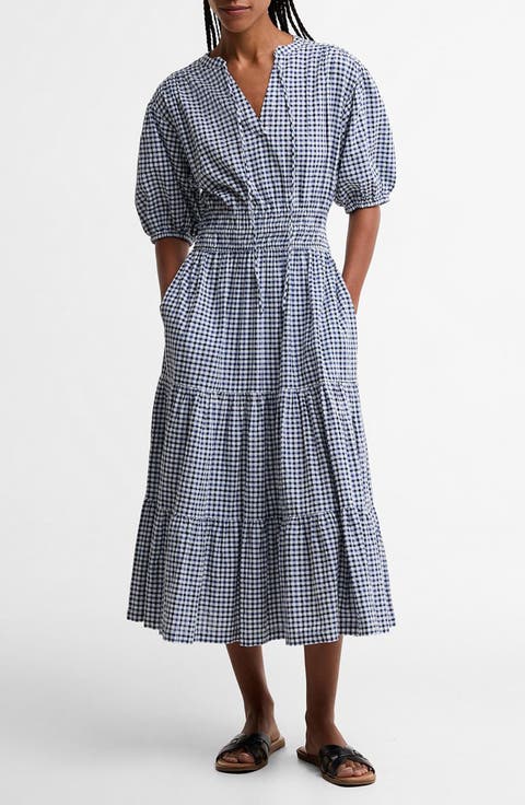 Ashwell Check Print Midi Dress