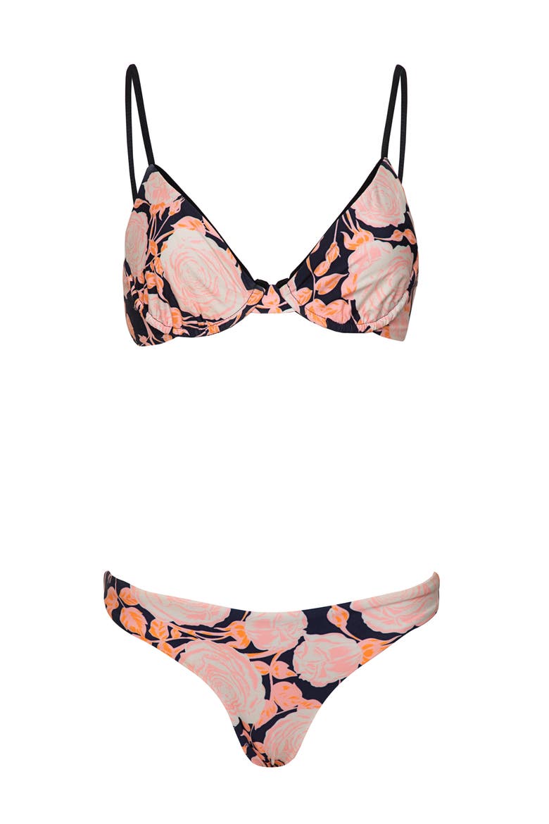 Dainty Reversible Bikini Top, Alternate, color, PINK