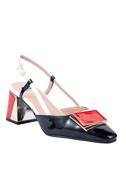 Maddie Pointed Toe Slingback Pump (Women)
