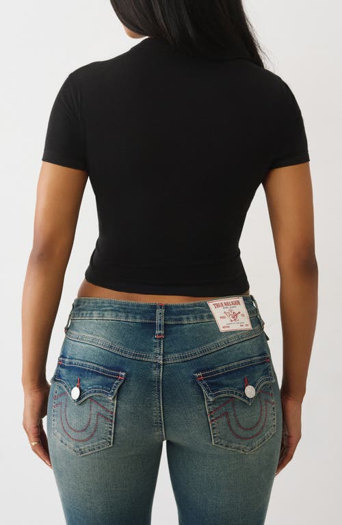 True Religion Tiger Graphic Baby T-shirt In Black