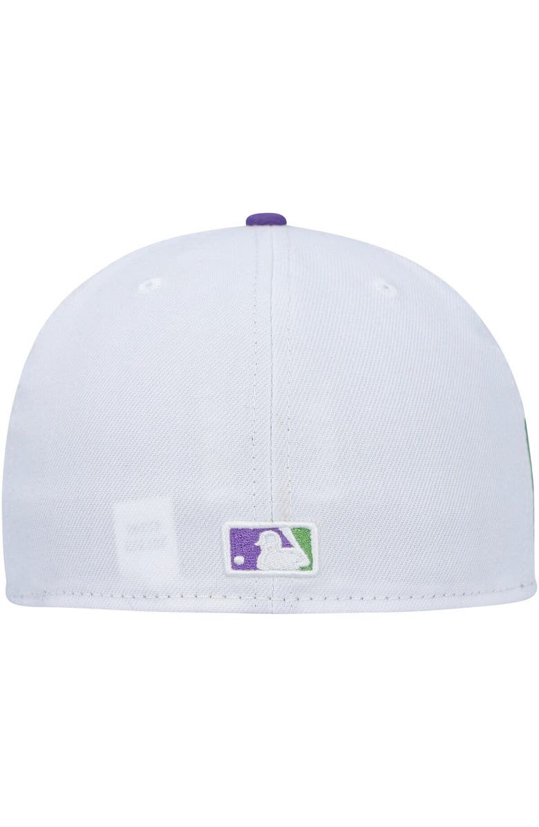 New Era Men's New Era White Chicago Cubs Side Patch 59FIFTY Fitted Hat, Alternate, color, White