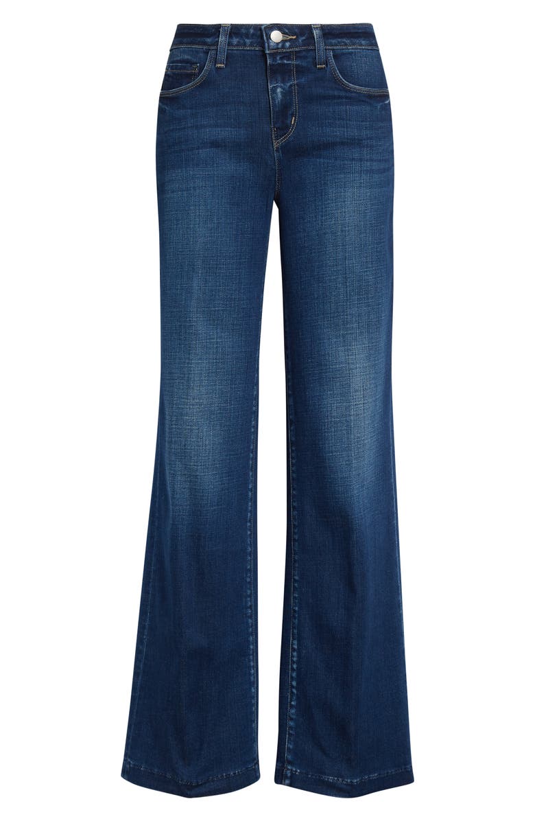 L'AGENCE Scottie High Waist Wide Leg Jeans, Alternate, color, Marvista
