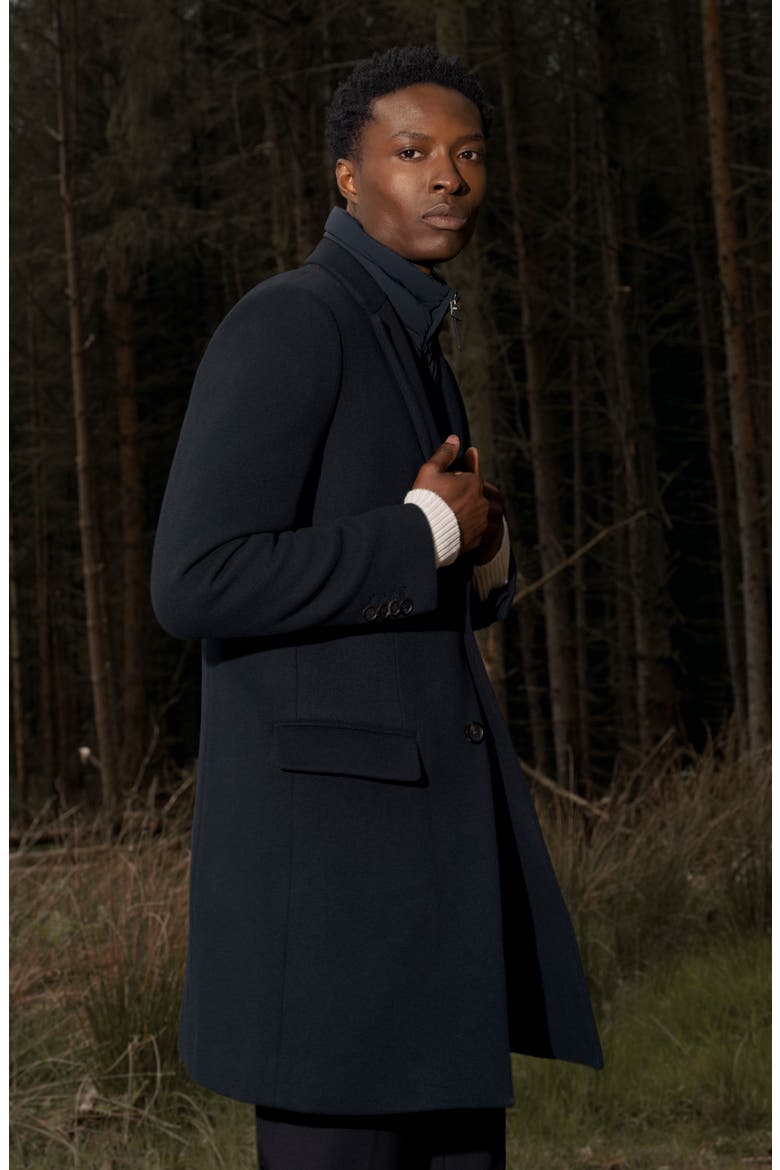 Mackage Skai-SLB Virgin Wool Coat with Removable Down Bib (Men