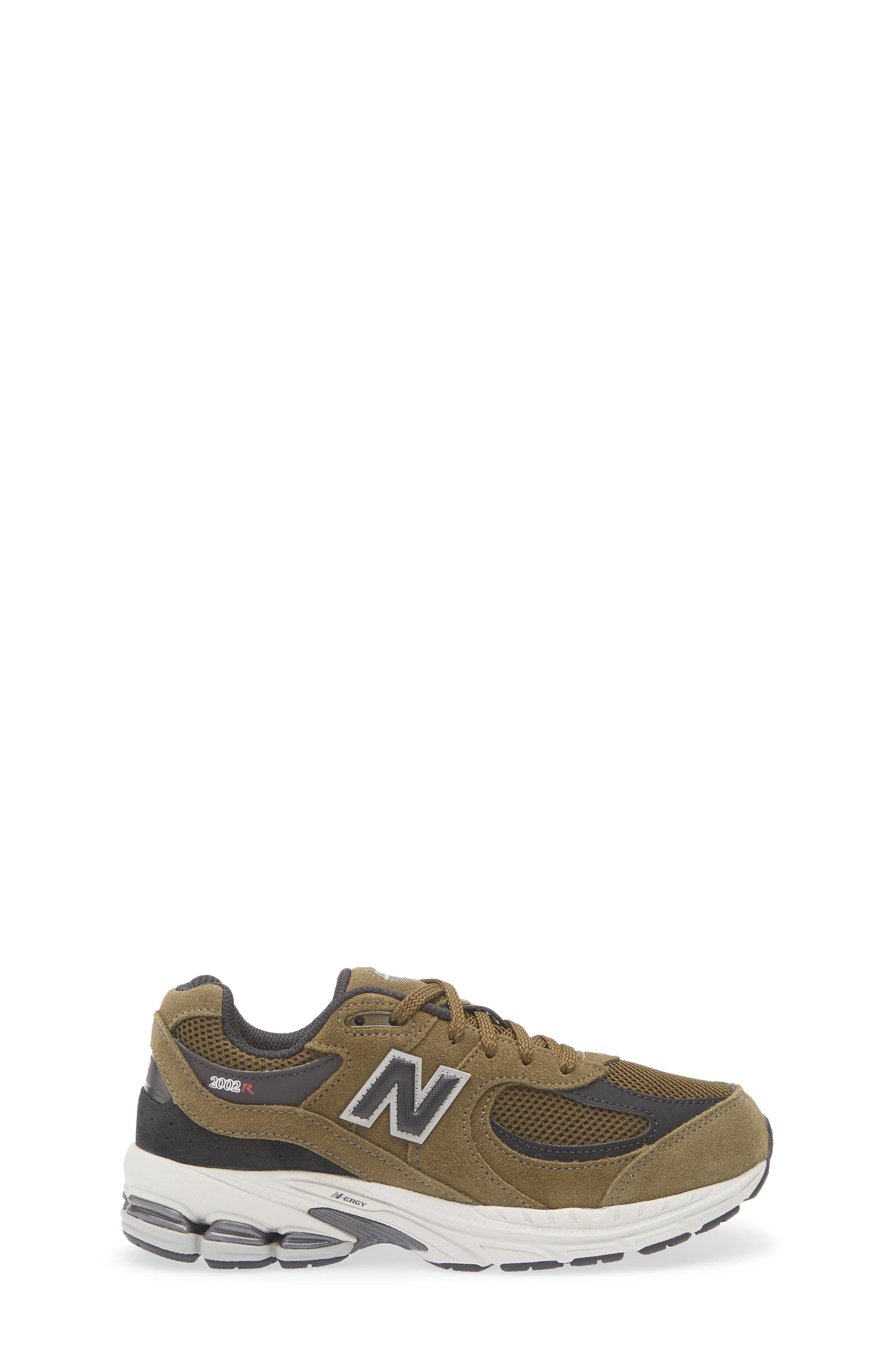 New Balance Kids' 2002R Sneaker, Alternate, color, Woodland/ Black