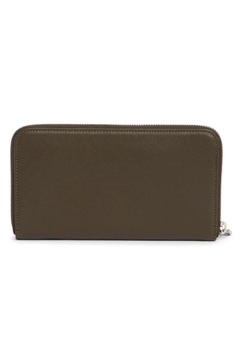 Le Pilage Cuir Zip Wallet, Alternate, color, KHAKI
