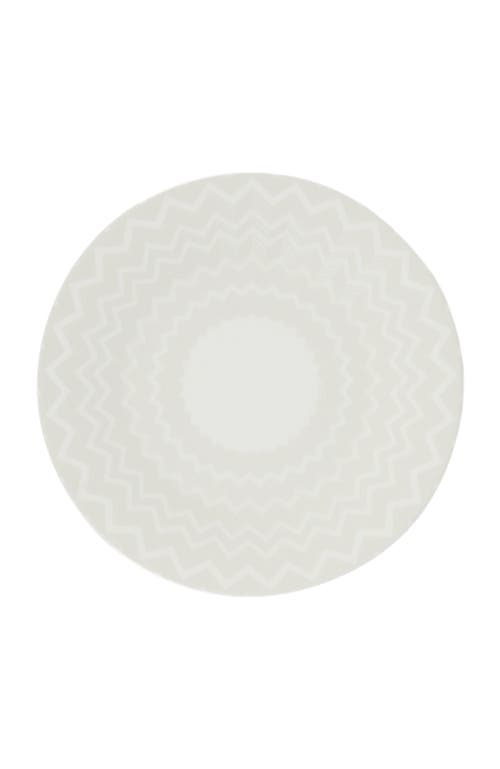 Missoni Home Zigzag White Charger Plate In White