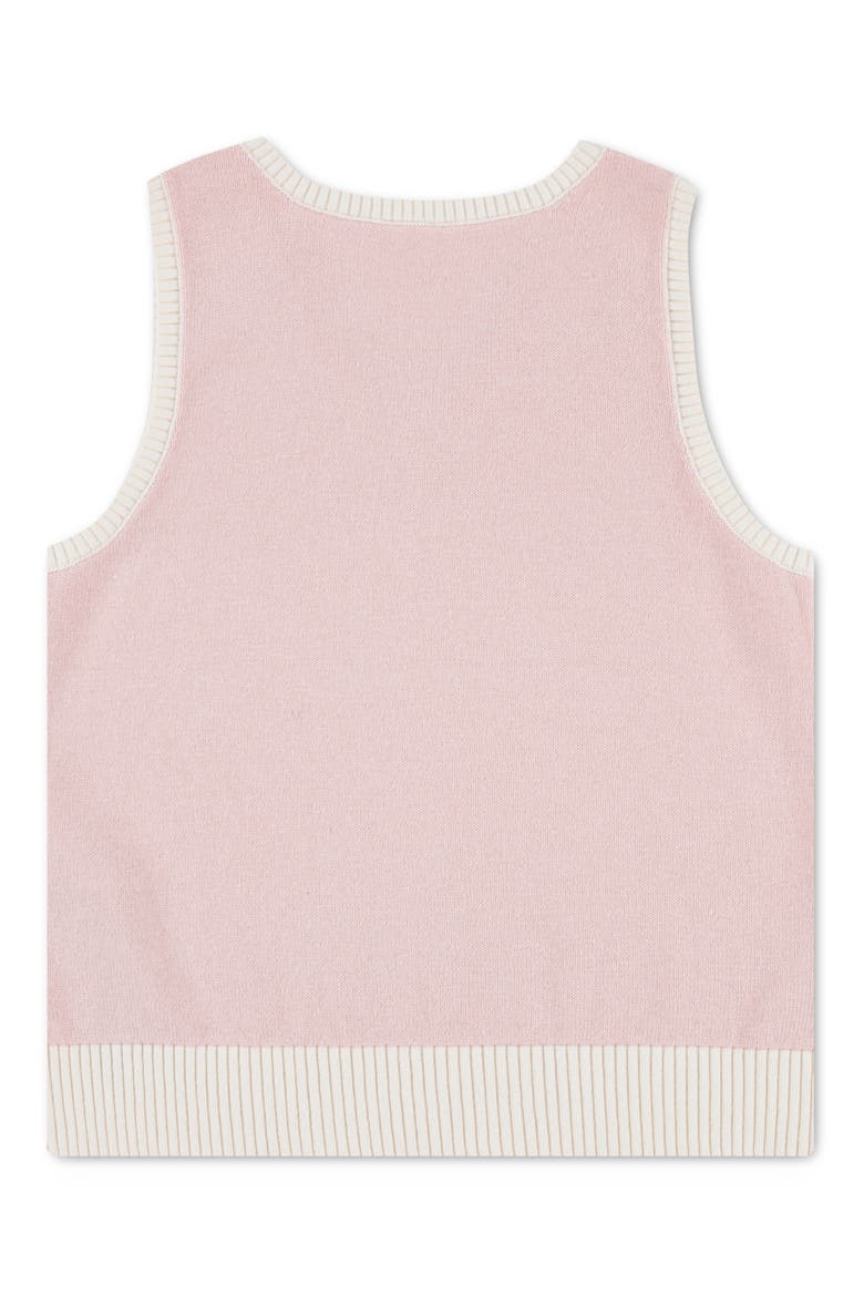 Kids' Your Local Sweater Vest, Alternate, color, CHALK PINK