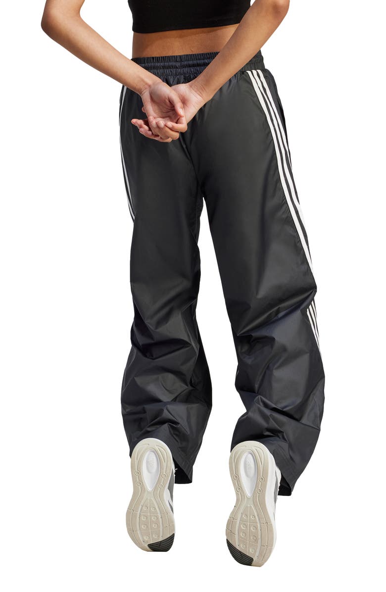 adidas 3-Stripes Wide Leg Track Pants, Alternate, color,