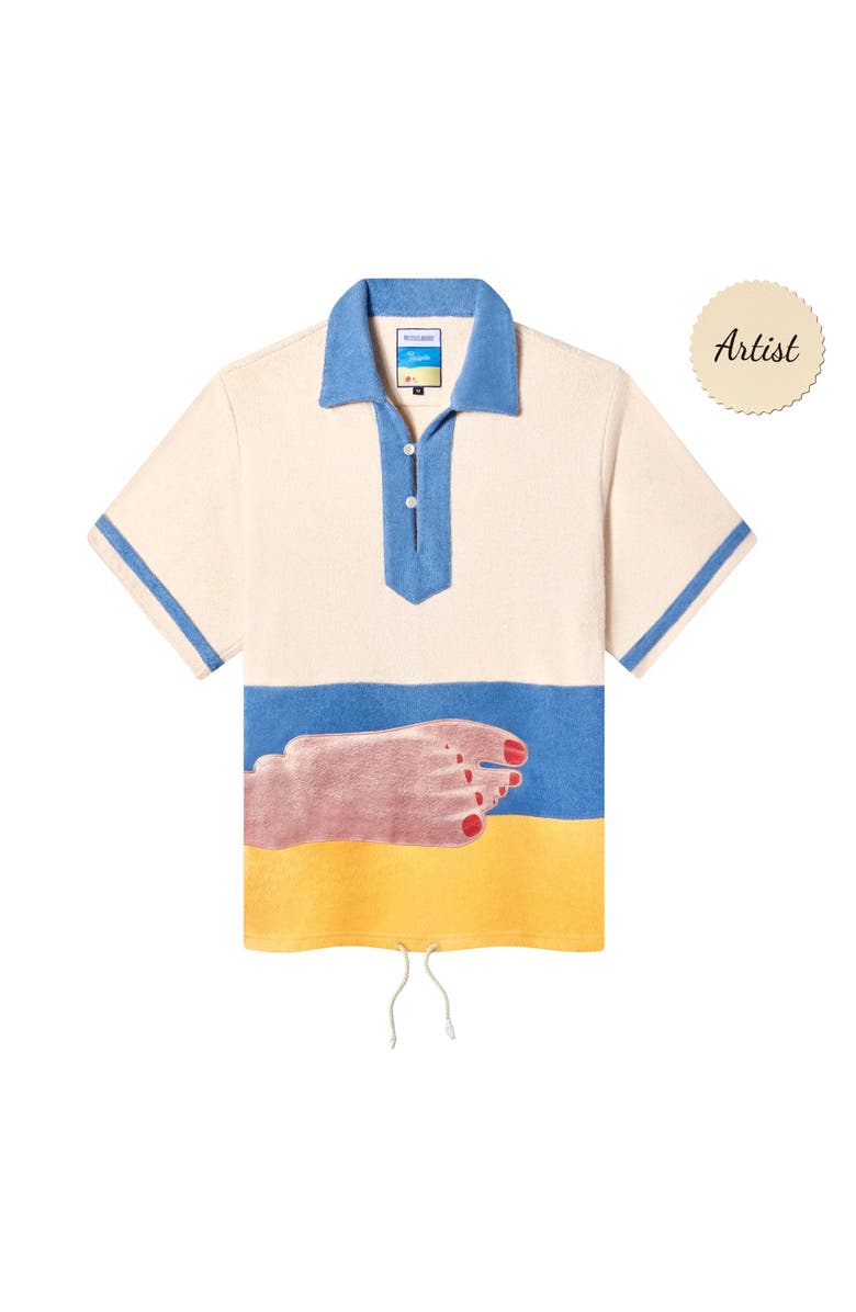 Tombolo 'Tom Wesselmann - Seascape #4' Pop-Over, Main, color, Beige