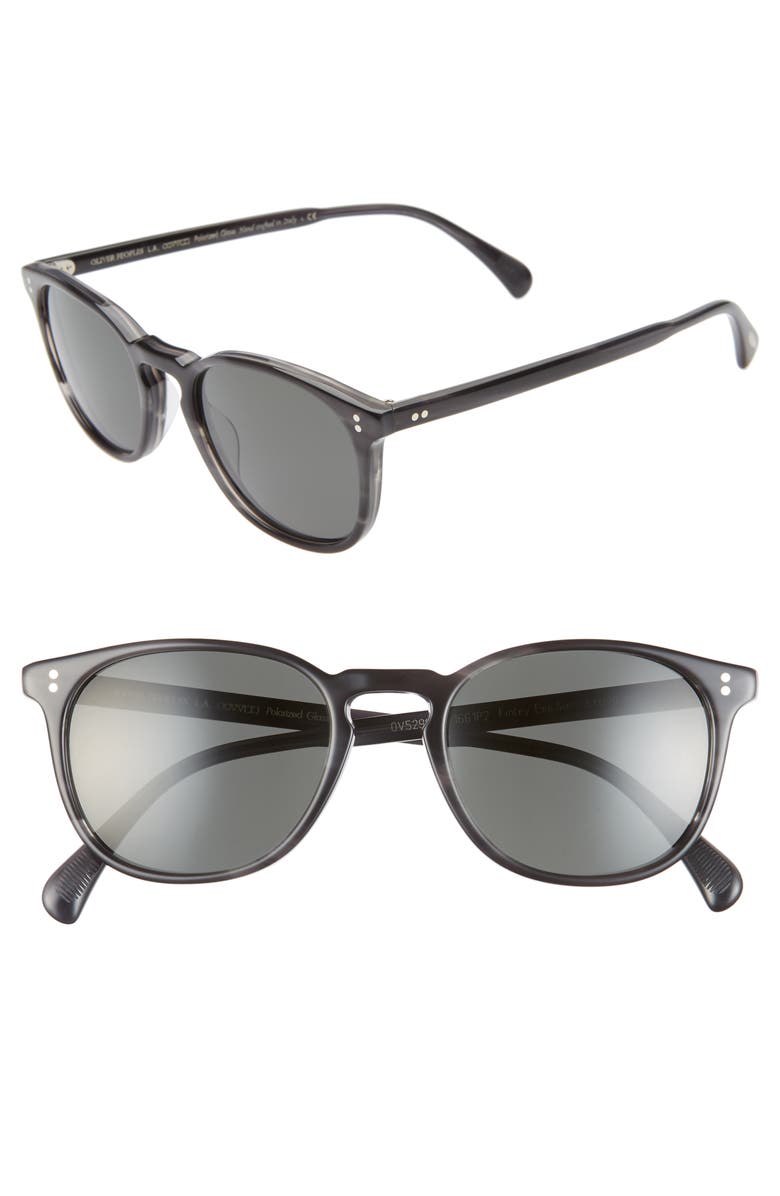 Oliver Peoples Finley Esq 51mm Polarized Sunglasses, Main, color, 