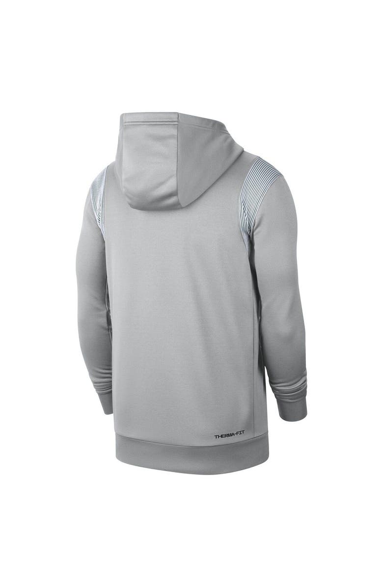Nike Men's Nike Gray Michigan State Spartans 2022 Game Day Sideline Performance Pullover Hoodie, Alternate, color, 