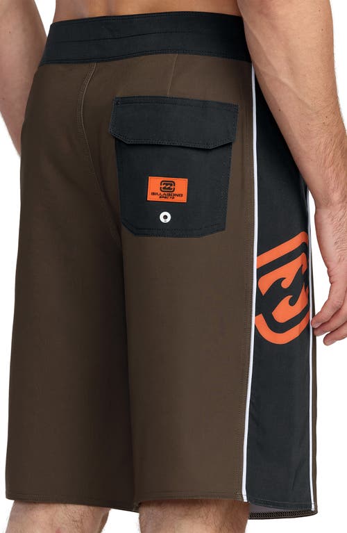 Billabong Spec 73 D Bah Pro Board Shorts In Brown