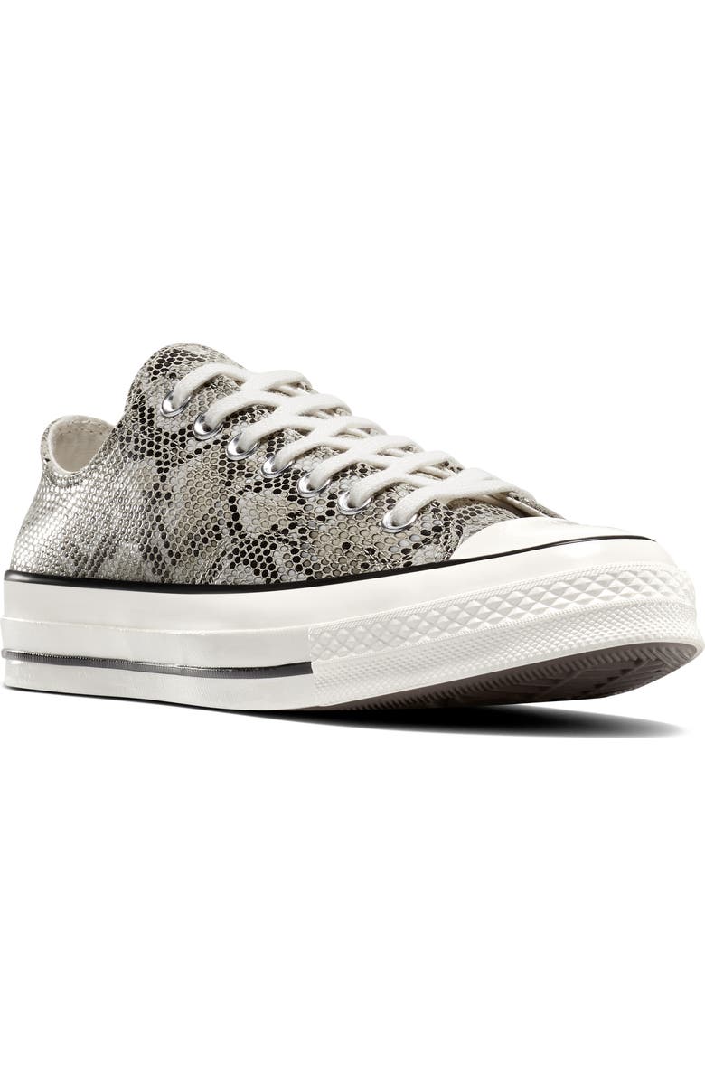 Converse Chuck 70 Faux Snakeskin Suede Low Top Sneaker, Main, color,