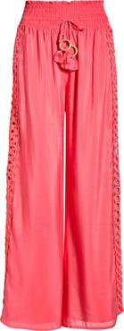 Elan Wide Leg Cover-Up Pants