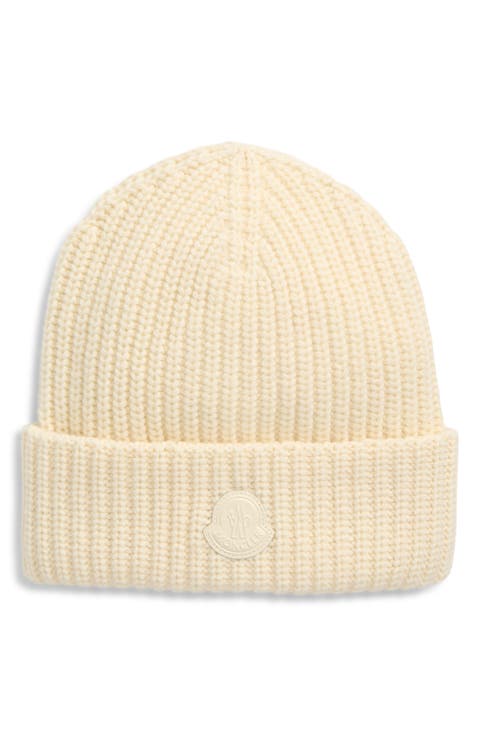 Logo Patch Virgin Wool & Cashmere Beanie