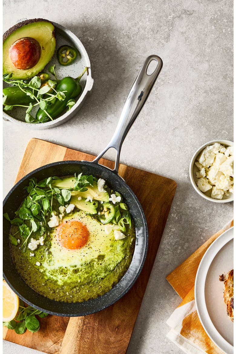 GREEN STONE™ 8" Frypan, Alternate, color, Black