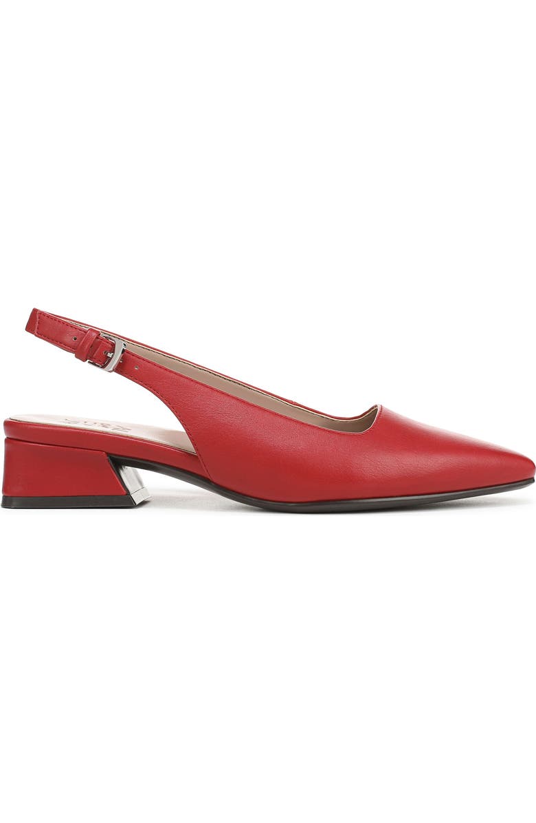 Naturalizer Ginger Slingback Pump - Wide Width Available, Alternate, color, Red Faux Leather