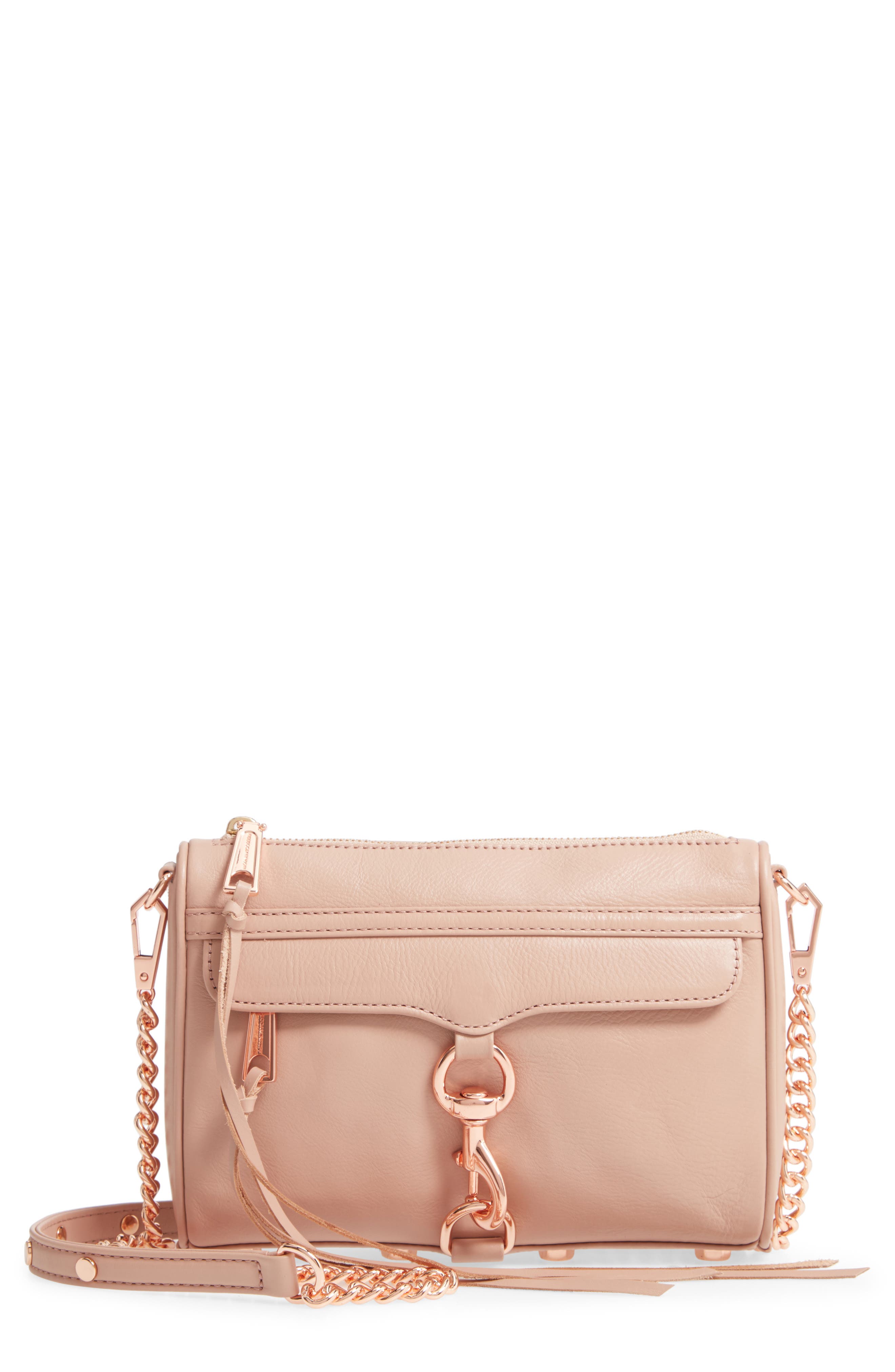 Rebecca Minkoff Mini MAC Convertible Crossbody Bag, Main, color, 