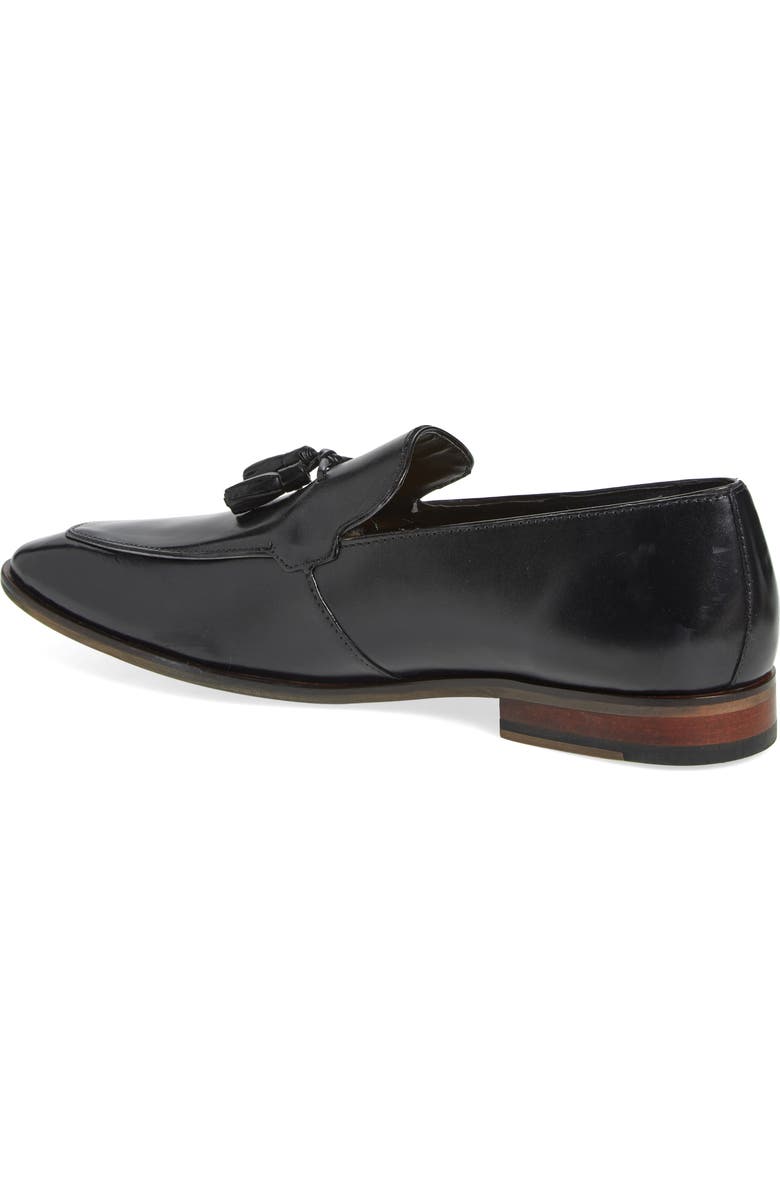 Steve Madden Hypens Tassel Loafer, Alternate, color, Black