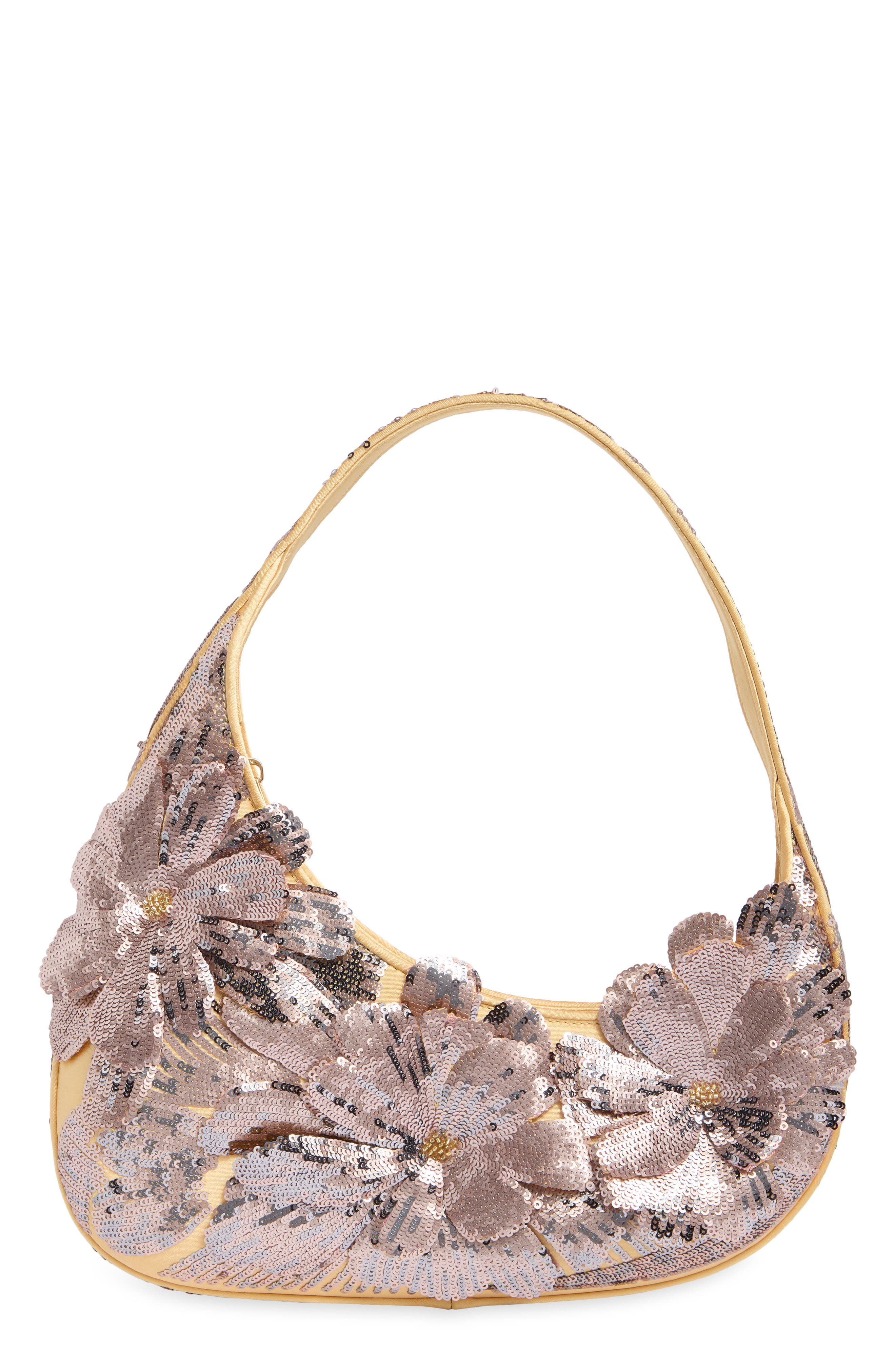 Harlee Sequin Shoulder Bag