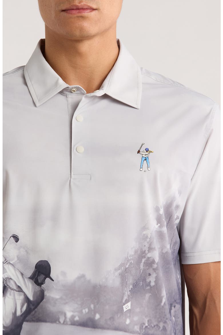 Snap Placket Performance Golf Polo, Alternate, color, COOL GREY