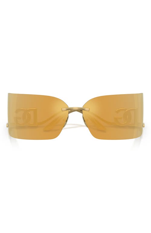 Dolce & Gabbana Womens Gold Dg2319 Irregular-frame Metal Sunglasses In Gold