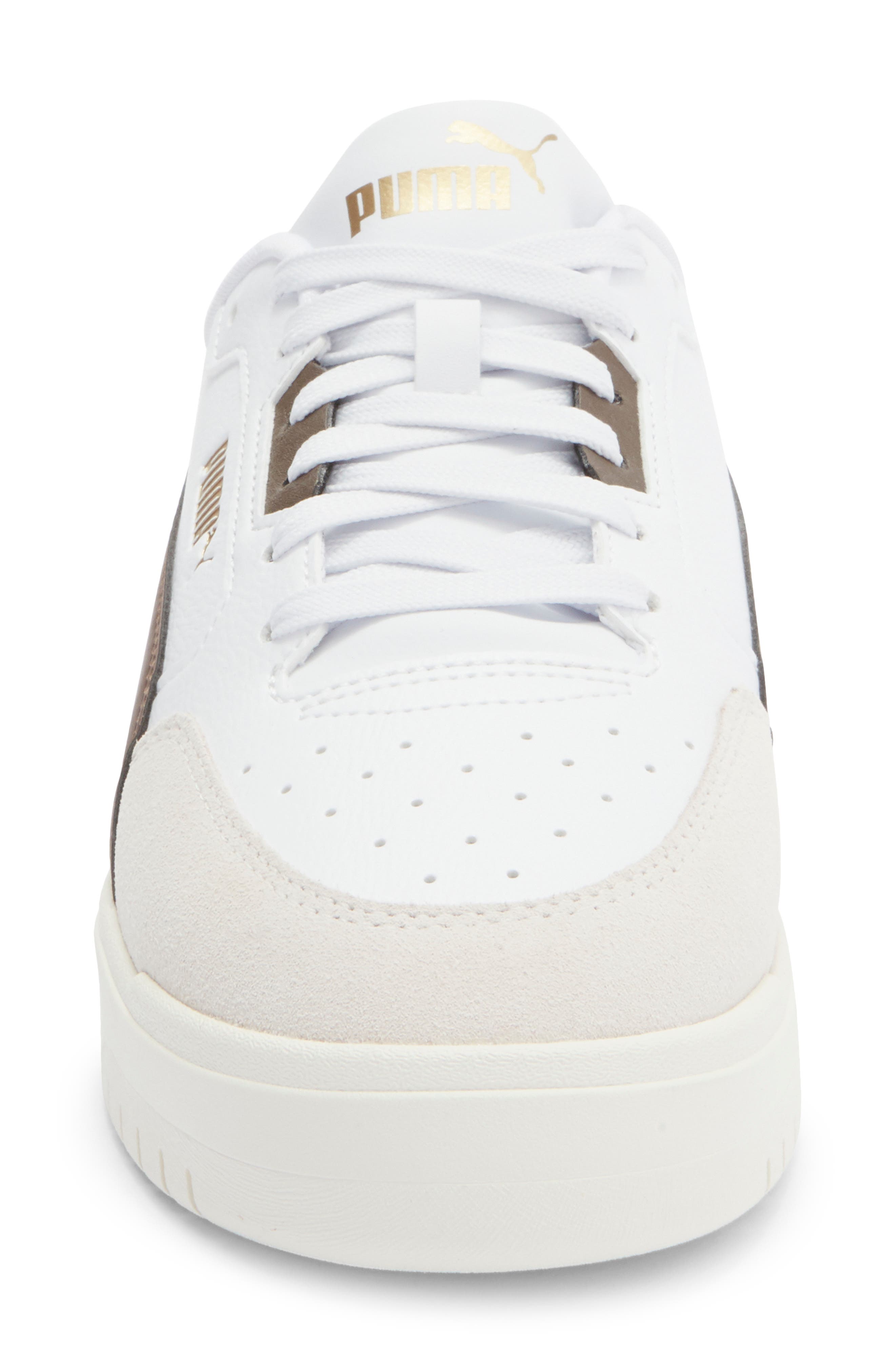 PUMA Shuffle Downtown OG Sneaker, Alternate, color, Puma White/ Flat Bronze/ Gray