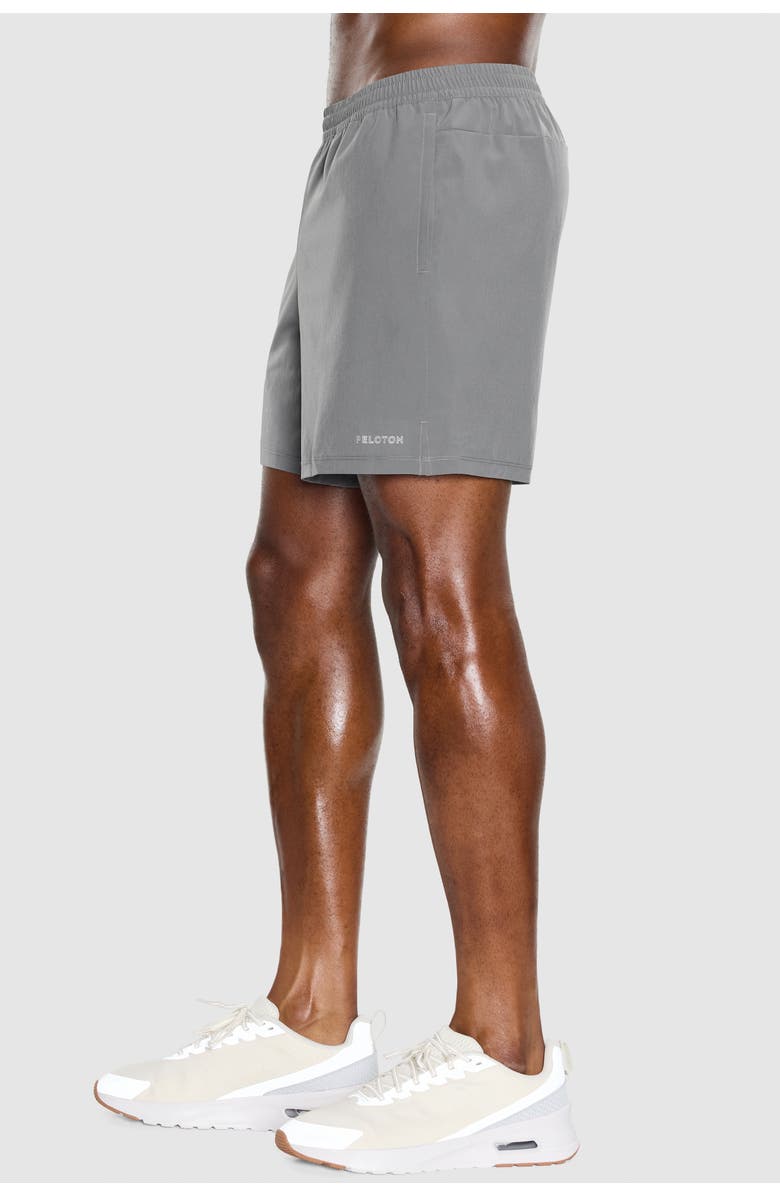Peloton 7" Unlined Performance Short, Alternate, color, Fossil Gray
