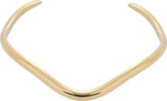 Adornia 18K Gold Plated Wavy Cuff Bracelet