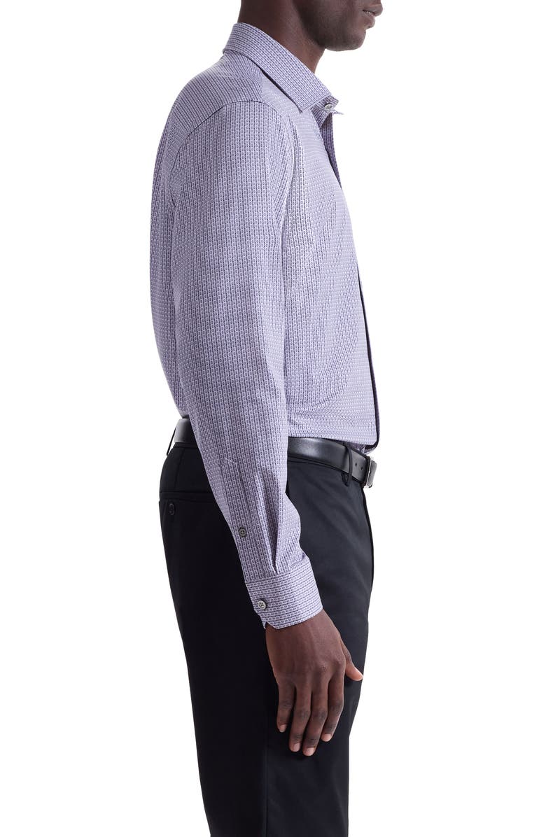 Bugatchi James OoohCotton<sup>®</sup> Button-Up Shirt, Alternate, color, Platinum