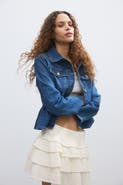 H&M Tiered Viscose Mini Skort