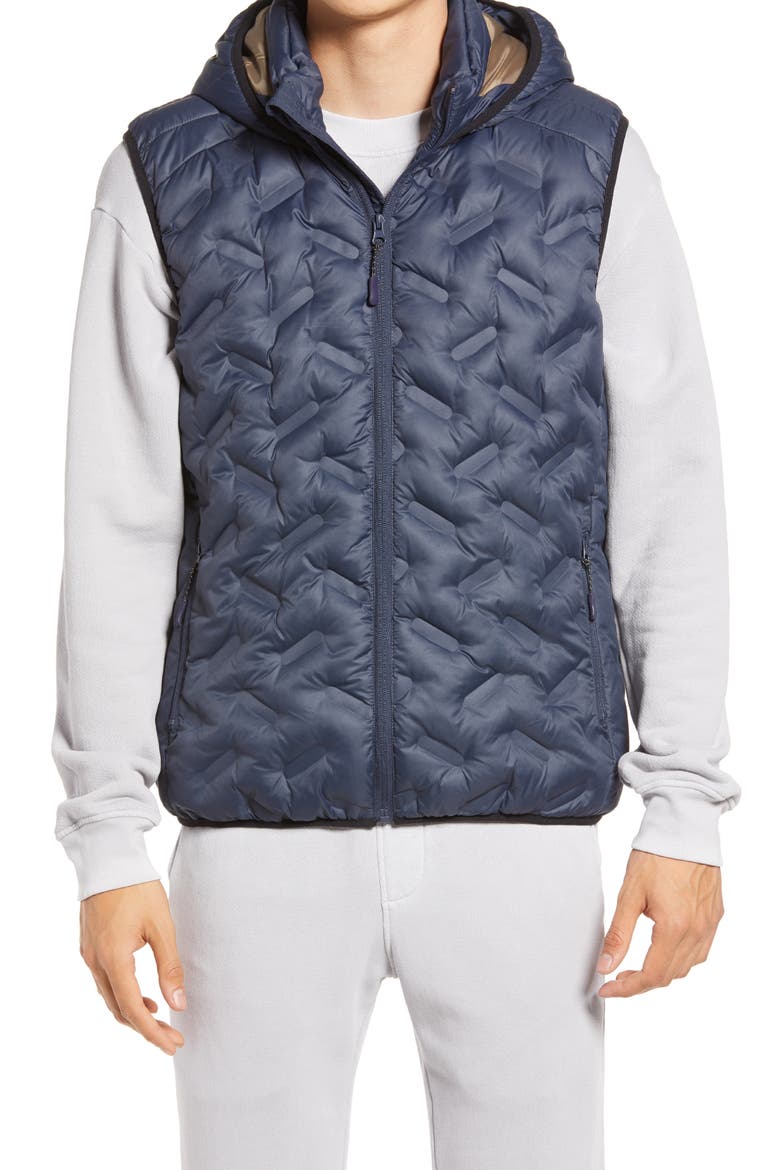 Quilted Puffer Vest, Alternate, color, NAVY