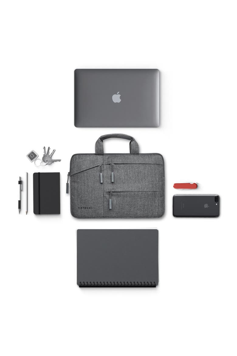 Water-Resistant Laptop Carrying Case with Pockets, Alternate, color, Black